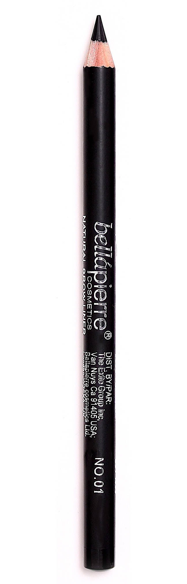Bellapierre Eye brown pencil 01 Midnight  black
